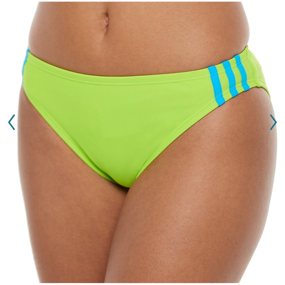 NWT adidas Sport Hipster Swim Briefs Neon Lime Green Size XL